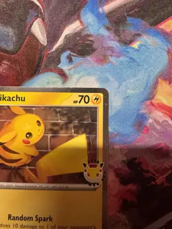 Pokemon TCG Pikachu 051 /162 Stamped 2026 Pokemon Day Promo Swirl - Image 3