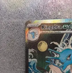 Kingdra EX 131 Pokemon TCG Scarlet & Violet Black Star Promo Holo NM Centered - Image 4