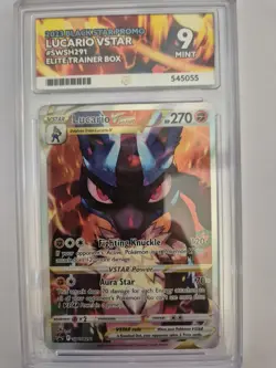 Pokemon TCG – Lucario VSTAR – SWSH291 – Black Star Promo 2023 - ACE 9 (MINT) - Image 2