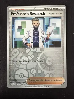 POKEMON TCG PROFESSOR’S RESEARCH 190/198 SCARLET & VIOLET REVERSE HOLO ENGLISH - Image 1