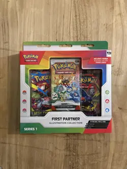Pokemon TCG First Partner Illustration Collection Series 1 New Sealed - Image 1