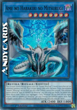 AME NO HABAKIRI NO MITSURUGI • Super R • ALIN IT092 • 1Ed • Yugioh! • ANDYCARDS - Image 1