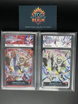 ONE PIECE STARTER DECK ST21-EX GEAR 5 MONKEY D. LUFFY + Parallel Ace 10 Perfect - Image 1