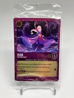 SEALED - Elsa - The Fifth Spirit 6/P3 [Glitter Foil] Promo Disney Lorcana NM - Image 1