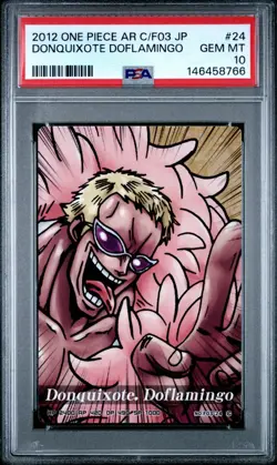⚓Donquixote Doflamingo PSA 10 One Piece AR Carddass Formation P03 Card F03 24⚓ - Image 1