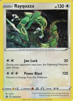 Rayquaza - Holo Promo SWSH: Sword & Shield Promo Cards SWSH029 NM - Image 1