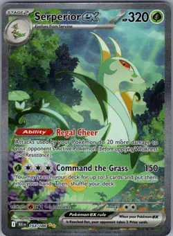 Serperior ex - 164/086 SIR SV: Black Bolt - Pokemon Card - NM - Image 1