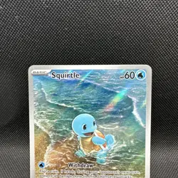 Pokemon TCG Squirtle 170/165 Scarlet & Violet 151 Illustration Rare Holo Card - Image 2