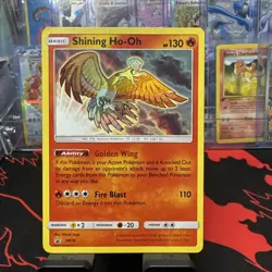 Shining Ho-oh Black Star Promo SM70 Sun & Moon Pokemon Card - Image 1