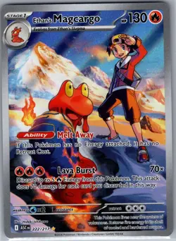 Ethan's Magcargo 222/217 ME: Ascended Heroes - Pokemon Card - NM - Image 1