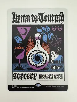 Hymn to Tourach Borderless Secret Lair MTG Magic the Gathering Card NM Mint SLC - Image 1