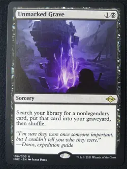 Unmarked Grave - MH2 - Mtg Card #1NF - Image 1