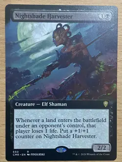 Nightshade Harvester EXTENDED ART - Commander Legends (Magic) Near Mint - Image 1