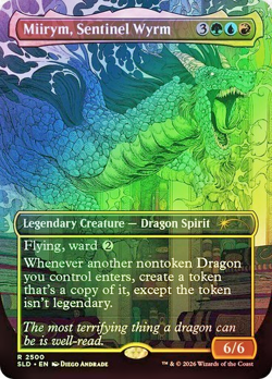 MTG - Miirym, Sentinel Wyrm - Foil - Dungeons & Dragons - Secret Lair - Magic - Image 1