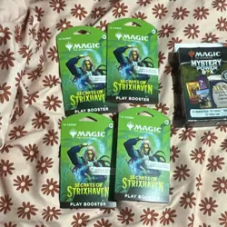 Wizards of the Coast Magic: The Gathering Secrets of Strixhaven Play Booster (4) - Image 1