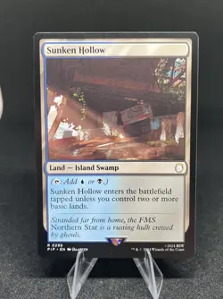 MTG Sunken Hollow - Fallout Commander PIP - Image 1