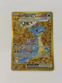 Lapras ex SVP164 Black Star Promo Pokemon TCG Scarlet & Violet NM - Image 1
