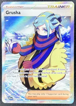 Grusha 253/193 Paldea Evolved Ultra Rare Full Art Pokemon NM - Image 1