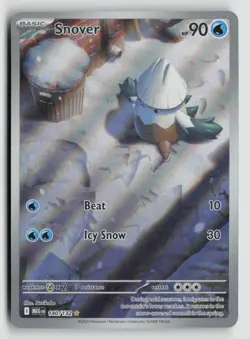 Snover 140/132 Pokemon ME01: Mega Evolution Illustration Rare NM - Image 1