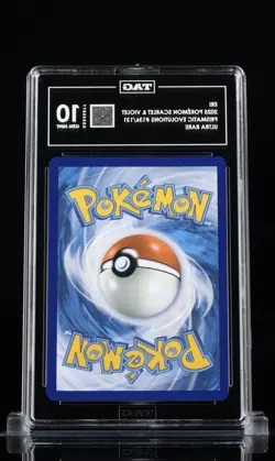 2025 Pokemon Scarlet & Violet Prismatic Evolution ERI 136/131 Ultra Rare TAG 10 - Image 3