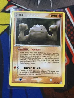 Ditto (Geodude) 62/113 EX Delta Species 2005 Common Basic Pokemon Yuka Morii - Image 1