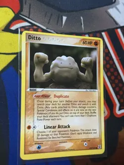Ditto (Geodude) 62/113 EX Delta Species 2005 Common Basic Pokemon Yuka Morii - Image 3