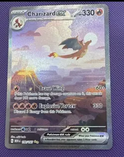 CHARIZARD EX - #199/165 - NM - SIR - SV: 151 - POKEMON ENGLISH - Image 1