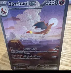 CHARIZARD EX - #199/165 - NM - SIR - SV: 151 - POKEMON ENGLISH - Image 3