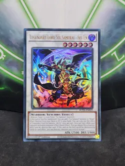 Yugioh Legendary Lord Six Samurai - Shi En ROTA-EN039 Ultra Rare 1st Edition NM - Image 1