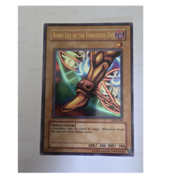Yu-Gi-Oh! Konami Right Leg of the Forbidden One LOB-EN120 Unlimited Rare 200/300 - Image 1