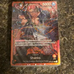 One Piece TCG RED Shanks Starter Deck ST-23 English Factory Sealed Deck Only - Image 1