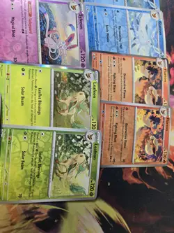 TCG Pokemon Eevee Eeveelution PRISMATIC EVOLUTIONS Holo/Reverse. 17 Card Lot. NM - Image 3