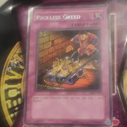 Konami Yu-Gi-Oh! TCG Mixed Card Lot in Tin – Includes Reckless Greed Trap Card - Image 1