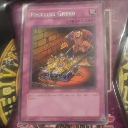 Konami Yu-Gi-Oh! TCG Mixed Card Lot in Tin – Includes Reckless Greed Trap Card - Image 2