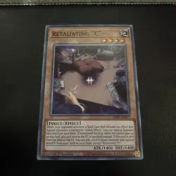 Retaliating "C" SDBT-EN011 Common 1st Edition Mint Yugioh Card - Image 1