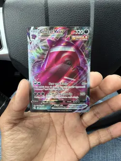 Pokemon Gengar VMAX TCG SWSH Fusion Strike Holo Ultra Rare Full Art Card 157/264 - Image 1