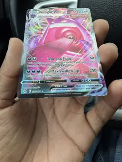Pokemon Gengar VMAX TCG SWSH Fusion Strike Holo Ultra Rare Full Art Card 157/264 - Image 3
