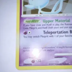 Pokemon Mesprit 60 HP Holo Rare Mysterious Treasures Basic 14/123 2007 TCG Card - Image 5
