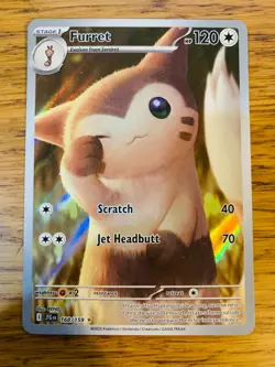 NM! Furret (168/159) Journey Together Illustration Rare Pokemon Card! - Image 1
