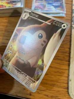 NM! Furret (168/159) Journey Together Illustration Rare Pokemon Card! - Image 4
