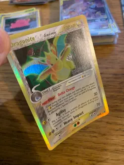 NM! Dragonite (3/113) EX Delta Species Stamped Reverse Holo Rare Pokemon Card! - Image 3
