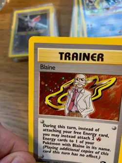 Blaine Trainer (17/132) Holo Gym Challenge Set Pokemon Card! FREE P&P! - Image 4