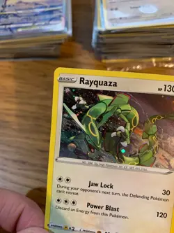 NM! Rayquaza SWSH029 Sword & Shield Cosmos Holo Black Star Promo Pokemon Card! - Image 3