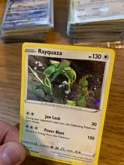 NM! Rayquaza SWSH029 Sword & Shield Cosmos Holo Black Star Promo Pokemon Card! - Image 4