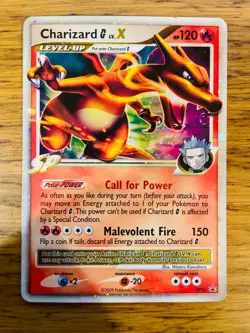 LP! Charizard G LV.X DP45 Diamond & Pearl Black Star Promo Holo Pokemon Card! - Image 1