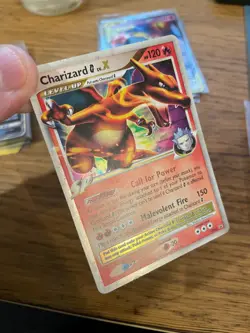 LP! Charizard G LV.X DP45 Diamond & Pearl Black Star Promo Holo Pokemon Card! - Image 3