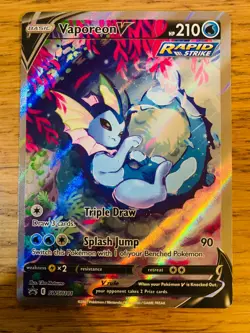 N-MINT! Vaporeon V SWSH181 Sword & Shield Premium Collection Promo Pokemon Card! - Image 1