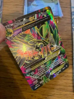 HP! Mega M Sceptile EX (85/98) XY Ancient Origins Full Art Pokemon Card! - Image 5