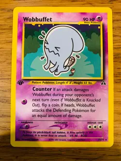 1st Edition Wobbuffet (35/75) Rare Neo Discovery Set Pokemon Card! FREE P&P! - Image 4