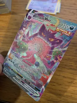 NM! Gengar VMAX (271/264) Fusion Strike Alternate Art Ultra Rare Pokemon Card! - Image 4